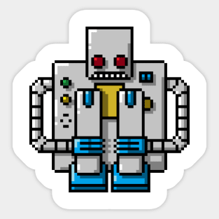 Pixel Robot 176 Sticker